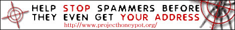 Help Stop Spam Harvesters, Join Project Honey Pot